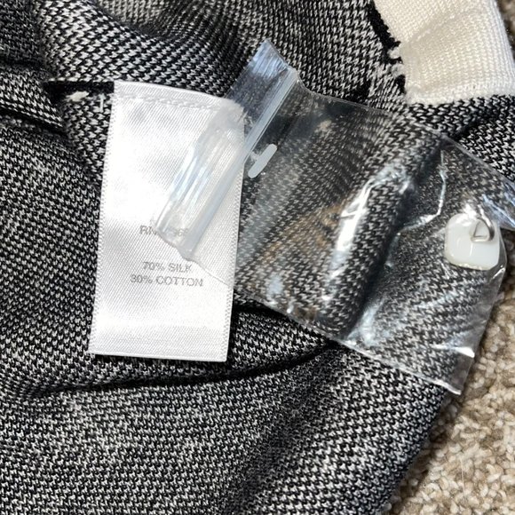 Pendleton Women's Silk Blend Plaid Cardigan w Mother of Pearl‎ Buttons, Size XL - Picture 5 of 5